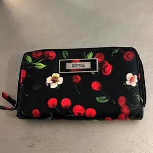 Kenneth cole cherry cherries wallet zipper card coin purse